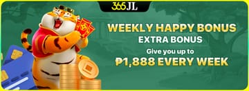 Promo image for Weekly Happy Bonus Extra Bonus Give you up to ₱1,888 every week